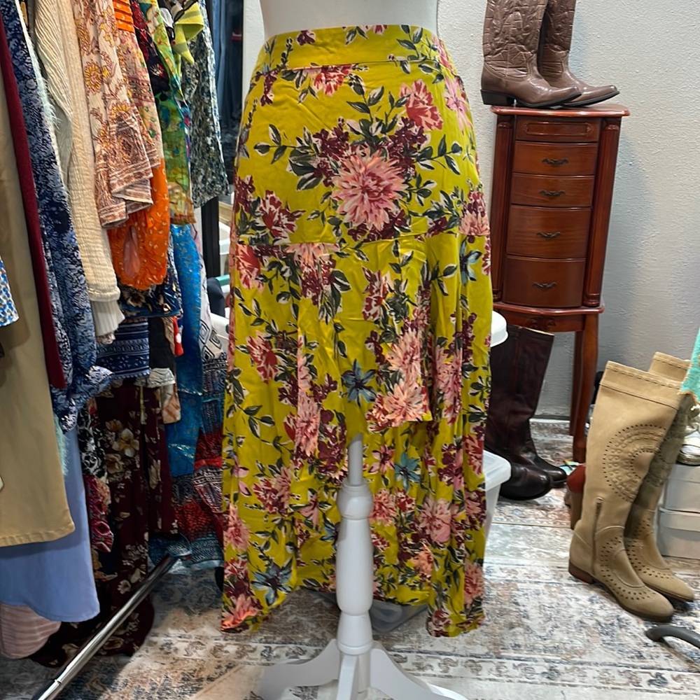 Band of Gypsys asymmetrical Hi low skirt - Picture 1 of 5